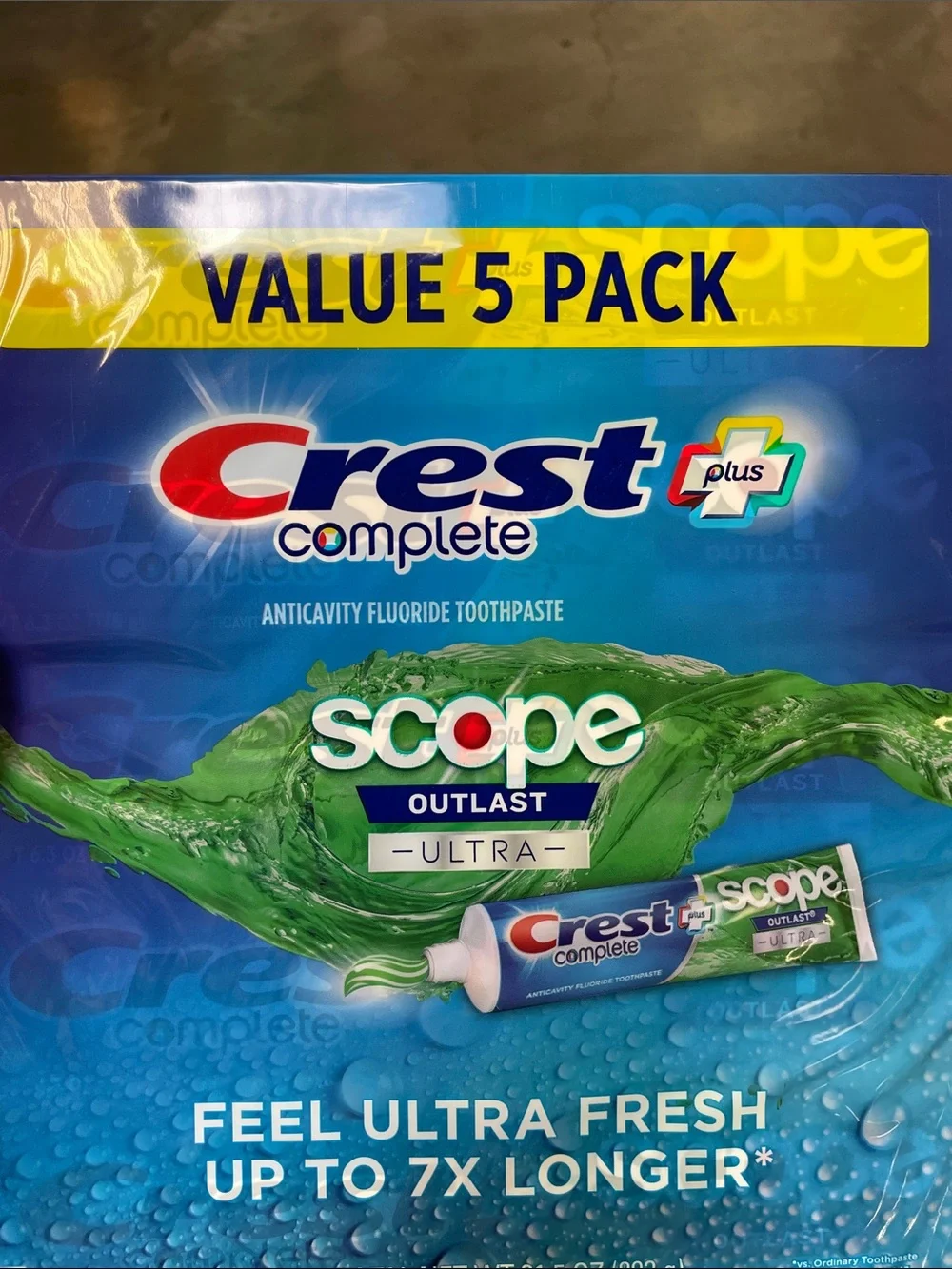 Crest Complete Value 5-Pack Toothpaste - Picture 2 of 5